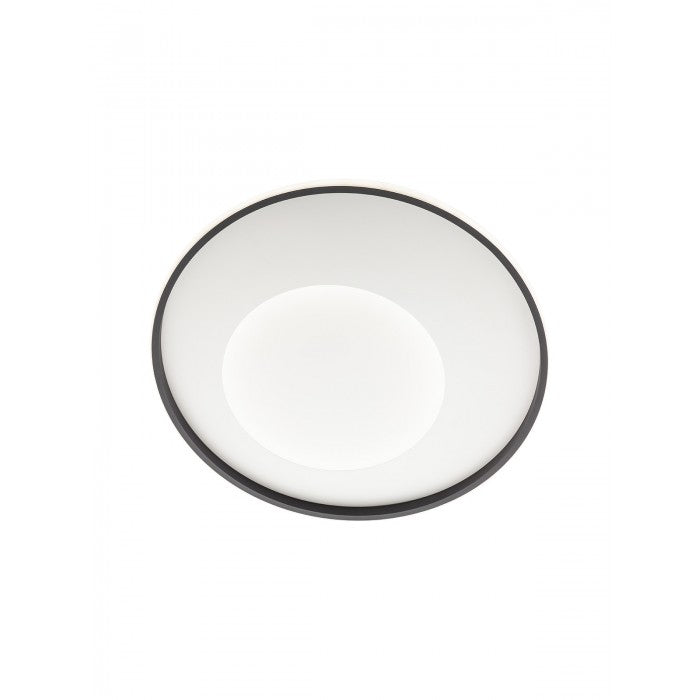 Plafoniera LED Sintesi, negru, 57W, 3552lm, 3000K, 4500K, 6500K, D.55cm, IP20, Smarter, 05-960