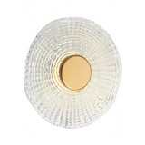 Aplica Reef, aur mat, LED, 6W, 360 lumeni, alb cald 3000K, D. 25 cm, Smarter 05-969