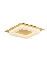 Plafoniera LED Perimetro, auriu, 28W, 1655lm, 3000K/4000K/6500K, L.35cm, IP20, Smarter, 05-972