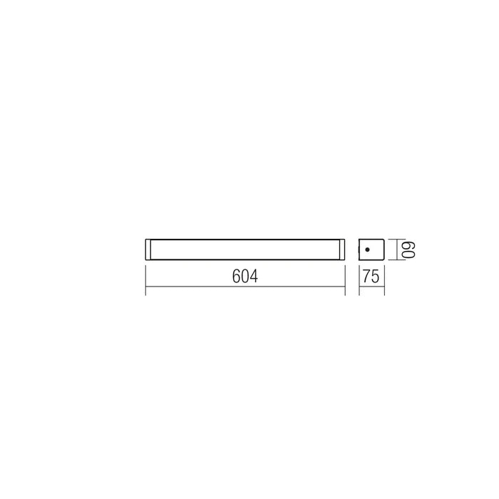 Aplica baie LED Ledo, alb/crom, 16W, 1300lm, 4000K, L.60.4cm, IP44, Smarter, 01-1424
