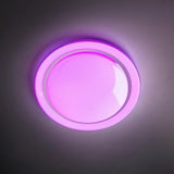 Plafoniera cu telecomanda LED Andes, alb, 48W, 3024lm, 3000K-6500K, RGB, D.48cm, IP20, Smarter, 05-917