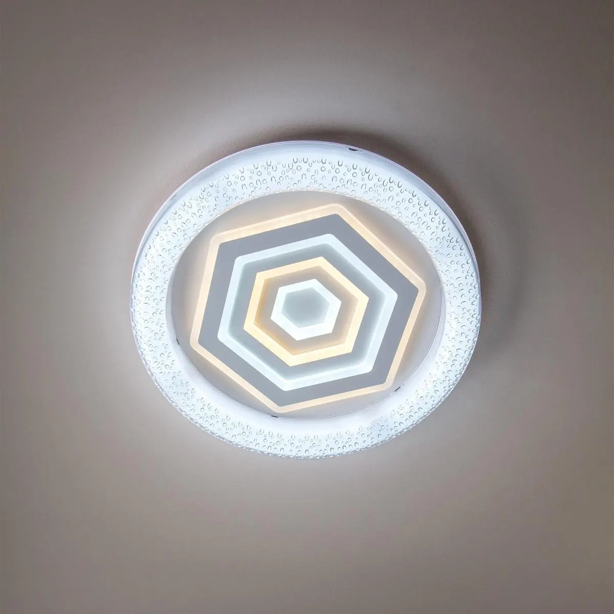 Plafoniera LED Azuki, alb mat, 132W, 9440lm, 3000K, 4500K, 6500K, D.49cm, IP20, Smarter, 05-921