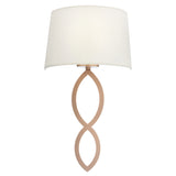 Aplica de perete Sidra, auriu/bej, 1xE27, H.51cm, IP20, Smarter, 02-985