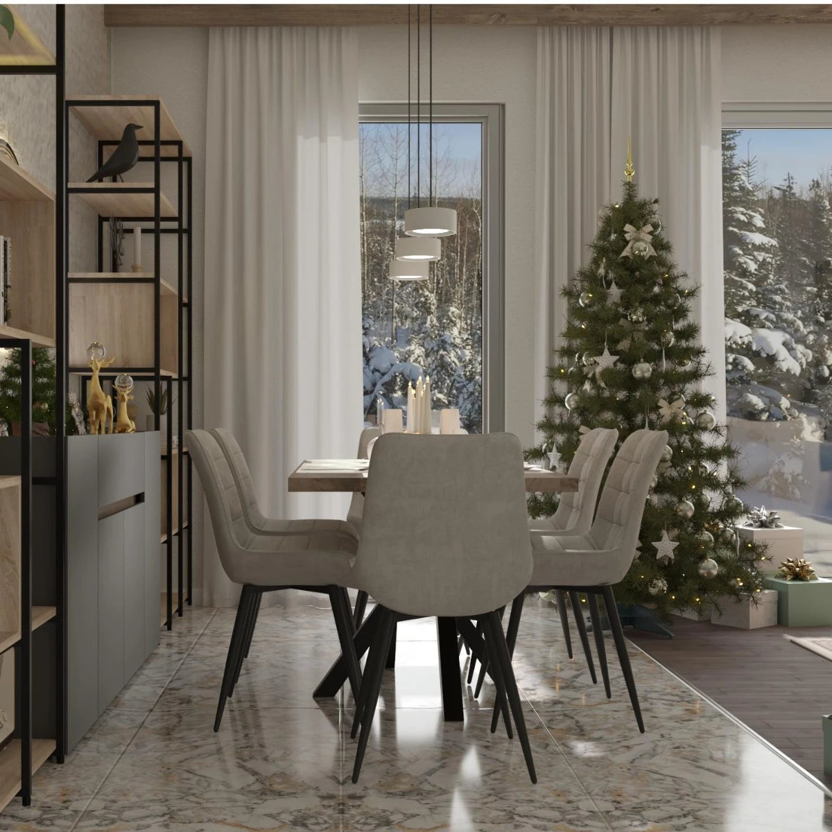 Lustra suspendata LED Punkt, alb mat, 6W, 374lm, 3000K, D.15cm, IP20, Smarter, 01-3099