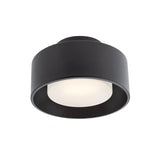 Plafoniera LED Punkt, negru mat, 6W, 374lm, 3000K, D.15cm, IP20, Smarter, 01-3098
