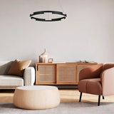 Lustra LED Castle, negru mat, 36W, 2160lm, 3000K, D.60cm, IP20, Smarter, 01-3173