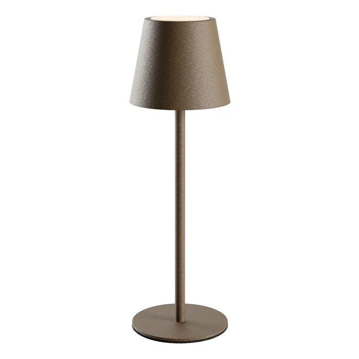 Veioza exterior LED Moby, corten, 3.5W, 195lm, 3000K/4000K/5000K, H.35cm, IP44, Smarter, 90574