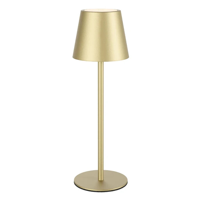 Veioza exterior LED Moby, auriu, 3.5W, 195lm, 3000K/4000K/5000K, H.35cm, IP44, Smarter, 90576
