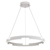 Lustra LED Castle, alb mat, 36W, 2160lm, 3000K, D.60cm, IP20, Smarter, 01-3171