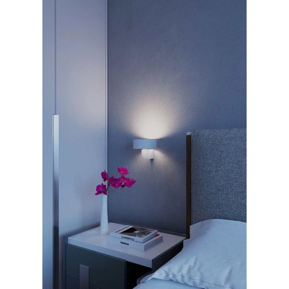 Aplica LED Punkt, alb mat, 6W, 374lm, 3000K, D.15cm, IP20, Smarter, 01-3093