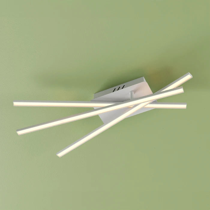 Plafoniera LED Yuno, alb, 26W, 1806lm, 4000K, L.69cm, IP20, Smarter, 01-2966