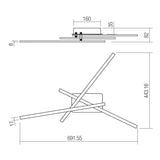 Plafoniera LED Yuno, bronz, 26W, 1686lm, 3000K, L.69cm, IP20, Smarter, 01-2967