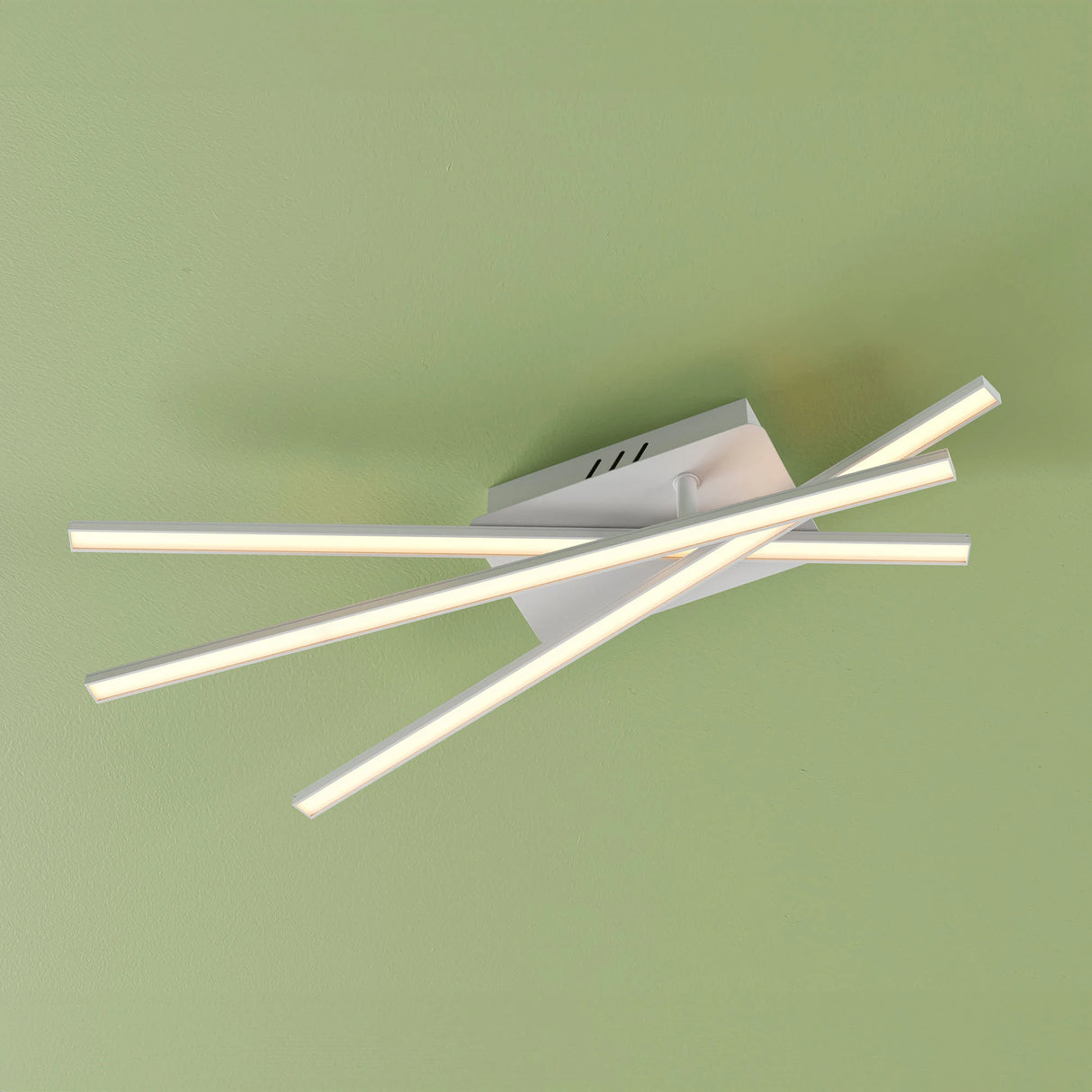 Plafoniera LED Yuno, alb, 26W, 1686lm, 3000K, L.69cm, IP20, Smarter, 01-2965