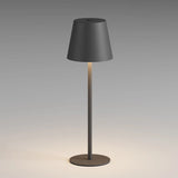 Veioza exterior LED Moby, gri inchis, 3.5W, 195lm, 3000K/4000K/5000K, H.35cm, IP44, Smarter, 90644