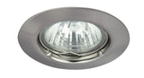 Spot incastrat Relight, crom satin, 1 x GU5.3, D.8cm, IP20, Rabalux, 1089