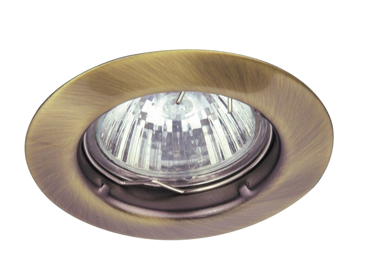 Spot incastrat Relight, bronz, 1 x GU5.3, D.8cm, IP20, Rabalux, 1090