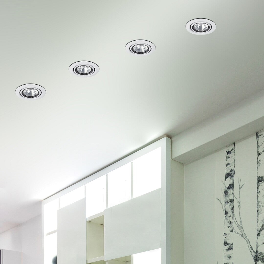 Spot incastrat Relight, alb, 1 x GU5.3, D.8,6cm, IP20, Rabalux, 1091