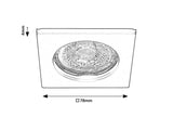 Spot incastrat Relight, negru, 1 x GU5.3, D.7,8cm, IP20, Rabalux, 2150