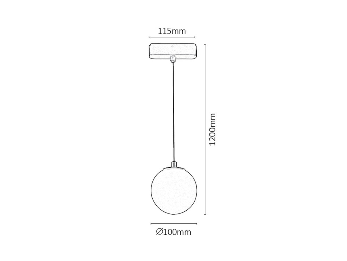 Pendul sina Litrack 01W, Led, 5W, 400 lumeni, 3000K, Rabalux, 70109