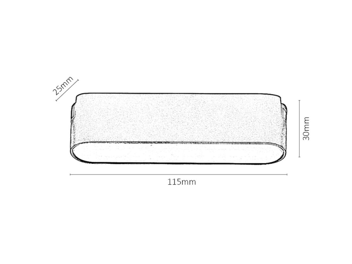 Plafoniera pentru sina Litrack LINE03V, LED, 4W, 160 lumeni, dimabil, WIFI, negru, Rabalux 70122