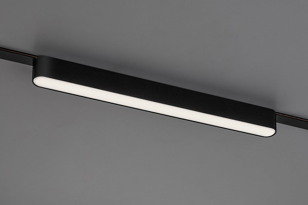 Plafoniera pentru sina Litrack LINE 08N, LED, 16W, 850 lumeni, 4000K, negru, Rabalux 70113