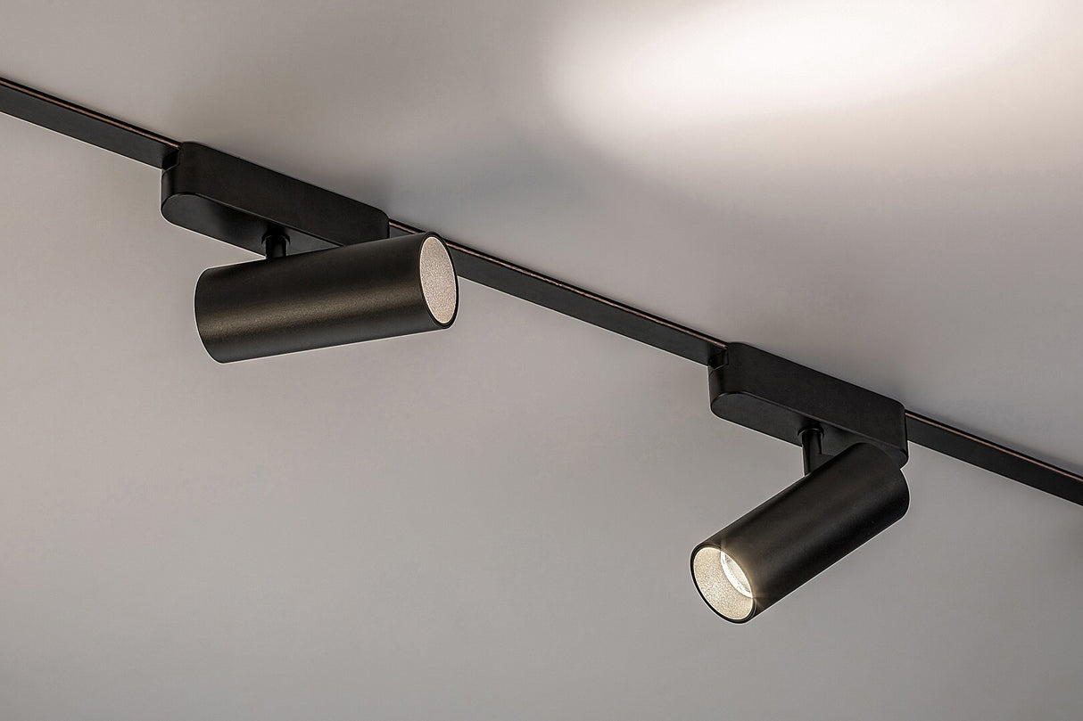 Spot Litrack 02N, negru, 6W, 500 lumeni, aluminiu, 4000K  Rabalux 70114