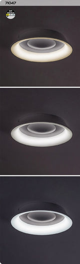 Plafoniera LED Veller, alb, 36W, 2500lm, 3000K/4000K/6000K, D.43cm, IP20, Rabalux, 71047