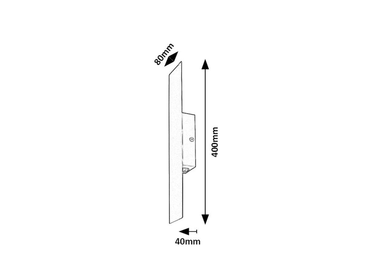 Aplica  Ampel, negru, LED, 6W, 470 lumeni, 3000K ,Rabalux 71057