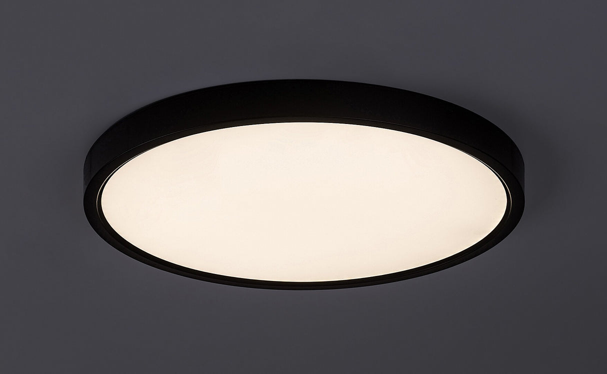 Plafoniera LED Paulos, negru, 24W, 1850lm, 4000K, IP20, Rabalux, 71072