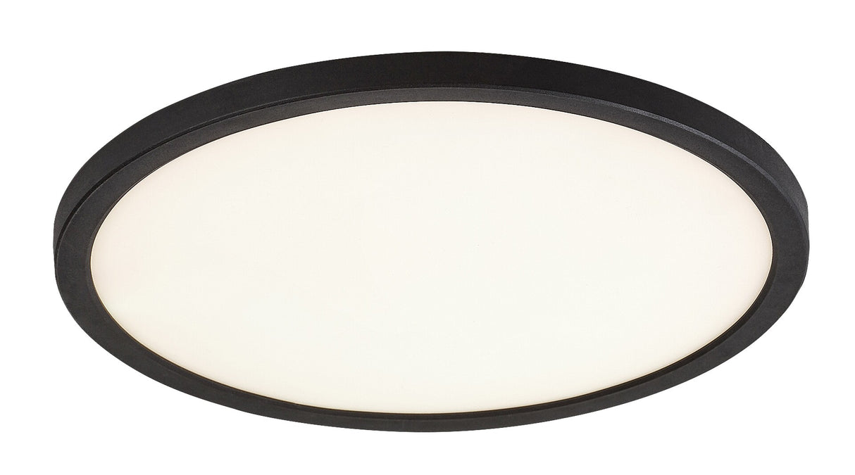 Plafoniera LED Gonzalo, negru, 24W, 1600lm, 3000K/4000K/6000K, IP20, Rabalux, 71096