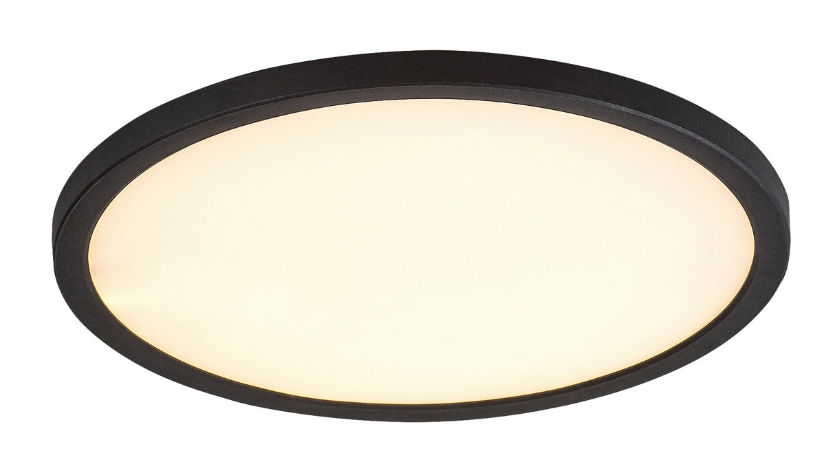 Plafoniera LED Gonzalo, negru, 24W, 1600lm, 3000K/4000K/6000K, IP20, Rabalux, 71096