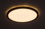 Plafoniera LED Gonzalo, negru, 24W, 1600lm, 3000K/4000K/6000K, IP20, Rabalux, 71096