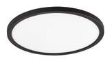 Plafoniera LED Gonzalo, negru, 24W, 1600lm, 3000K/4000K/6000K, IP20, Rabalux, 71096
