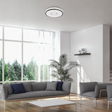 Plafoniera LED Sedona 2, alb/negru, 24W, 1680lm, 4000K, IP20, Rabalux, 71137