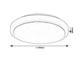 Plafoniera LED Trevor 2, alb, 12W, 960lm, 3000K, IP20, Rabalux, 71181