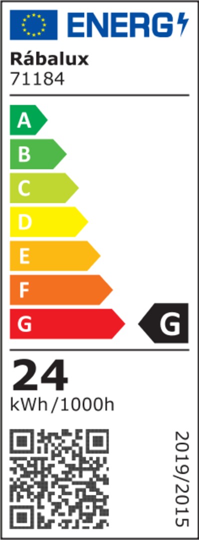 Plafoniera LED Galeti 2, alb/gri, 24W, 1900lm, 4000K, IP20, Rabalux, 71184