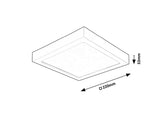 Plafoniera LED Shaun2, alb, 24W, 2460lm, 4000K, IP20, Rabalux, 71197
