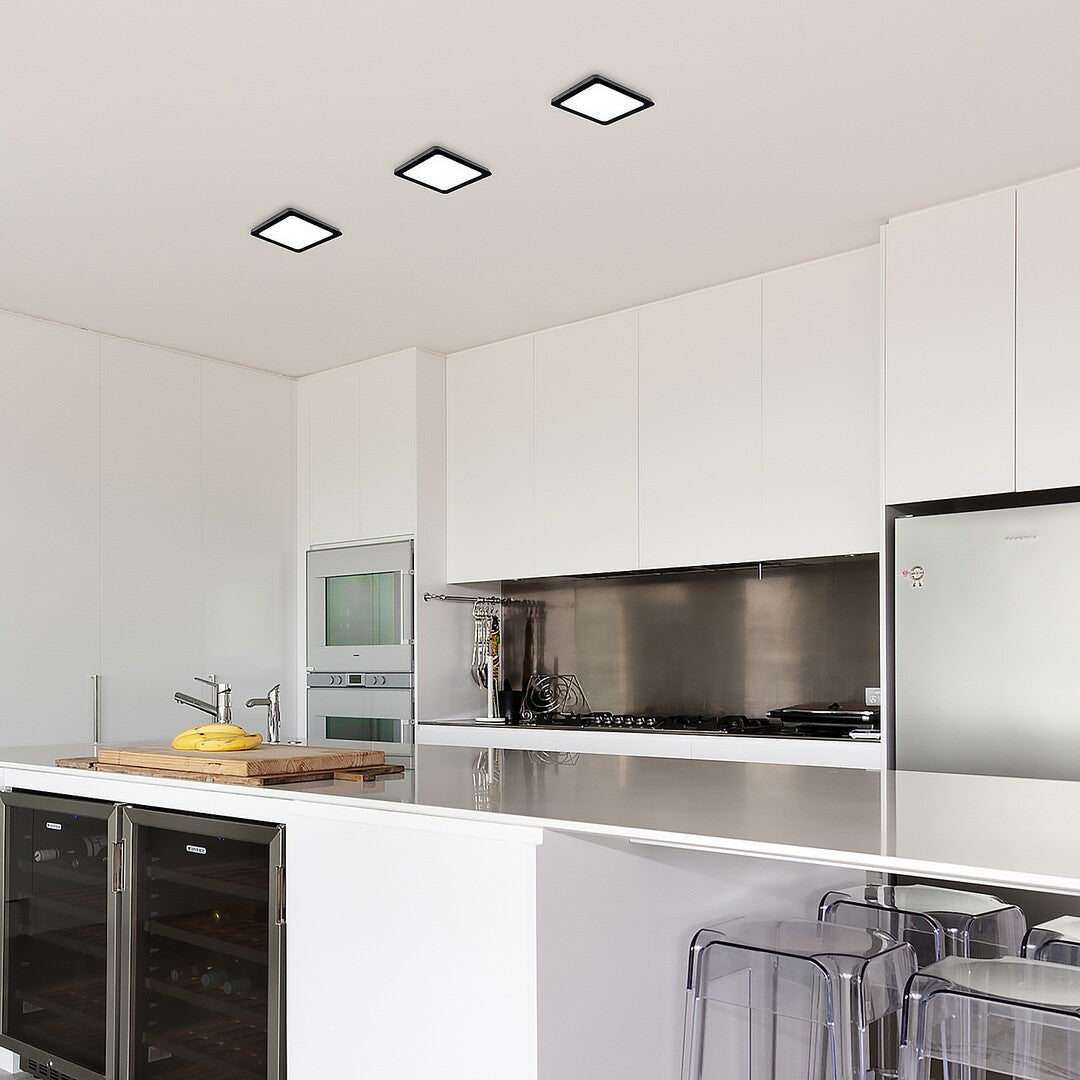 Plafoniera LED Shaun2, negru, 15W, 1560lm, 4000K, IP20, Rabalux, 71202