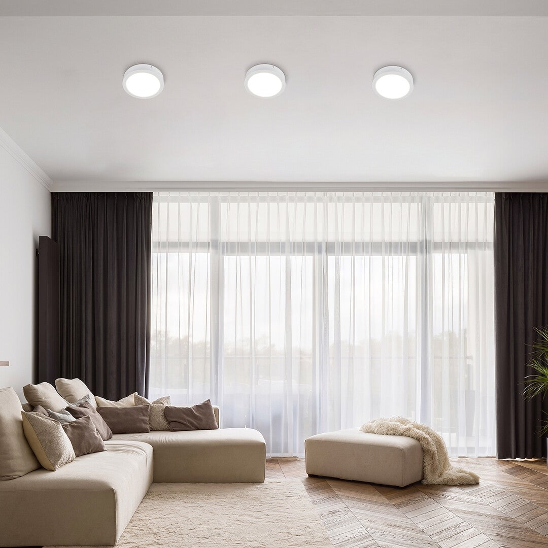 Plafoniera LED Shaun2, alb, 24W, 2370lm, 3000K, IP20, Rabalux, 71206
