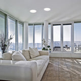 Spot LED incastrat Shaun2, alb, 12W, 830lm, 3000K, D.17cm, IP20, Rabalux, 71218