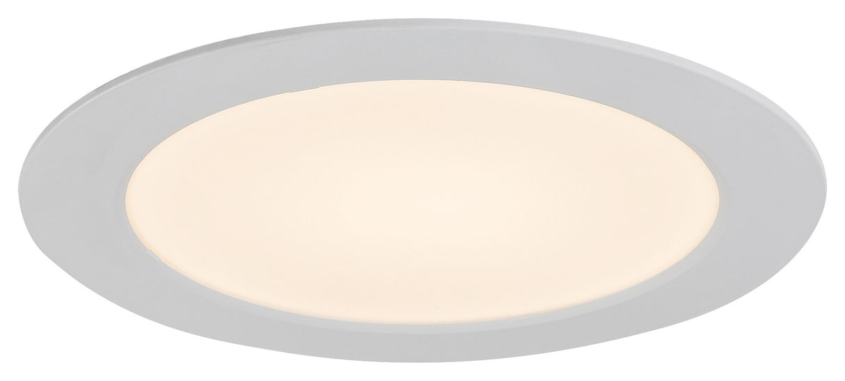 Spot LED incastrat Shaun2, alb, 18W, 1220lm, 3000K, D.22cm, IP20, Rabalux, 71219