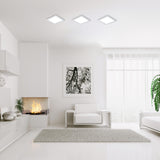 Spot LED incastrat Shaun 2, alb, 3W, 210lm, 3000K, D.9cm, IP20, Rabalux, 71220