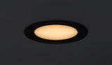 Spot LED incastrat Shaun2, negru, 6W, 450lm, 3000K, D.12cm, IP20, Rabalux, 71225