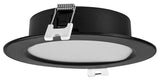Spot LED incastrat Shaun2, negru, 6W, 420lm, 4000K, D.12cm, IP20, Rabalux, 71241