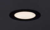 Spot LED incastrat Shaun2, negru, 6W, 420lm, 4000K, D.12cm, IP20, Rabalux, 71241
