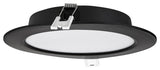 Spot LED incastrat Shaun2, negru, 12W, 810lm, 4000K, D.17cm, IP20, Rabalux, 71242