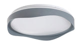 Plafoniera LED Israh, gri, 40W, 1850lm, 4000K, D.48cm, IP20, Rabalux, 71249