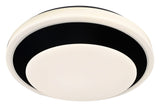 Plafoniera LED Barbora, negru, 24W, 2000lm, 4000K, IP20, Rabalux, 71273
