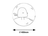 Lustra pentru copii Fowly, alb, 2 x E27, D.40,IP20, Rabalux, 71278