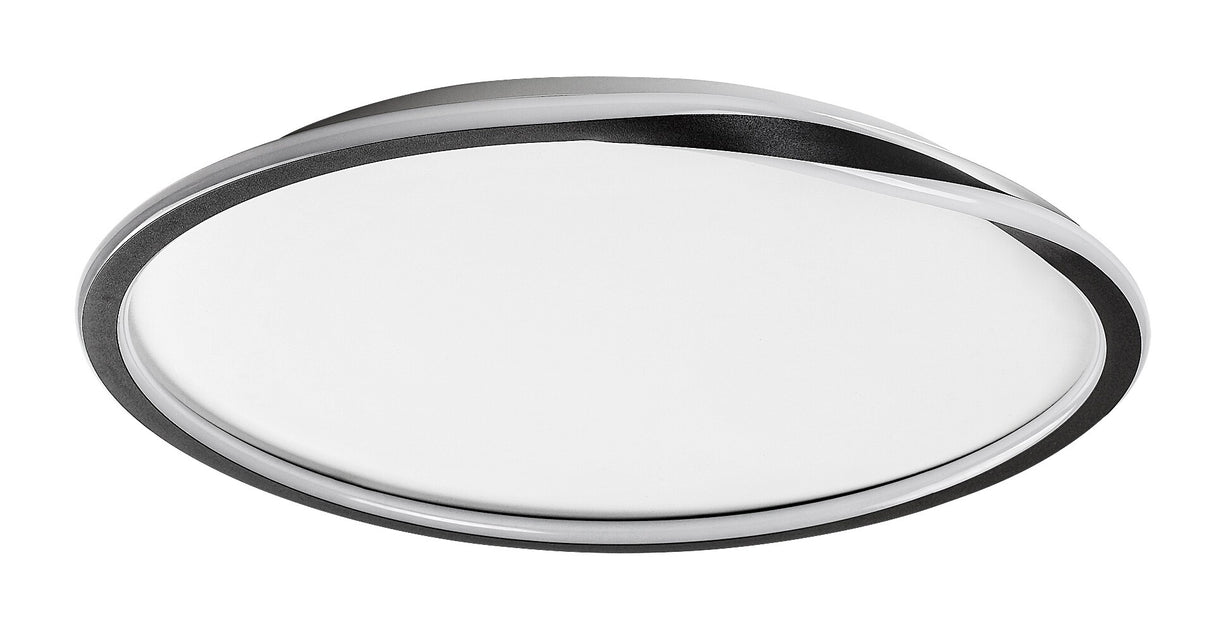 Plafoniera LED Mathiola, negru, 40W, 2200lm, 4000K, D.56cm, IP20, Rabalux, 71290